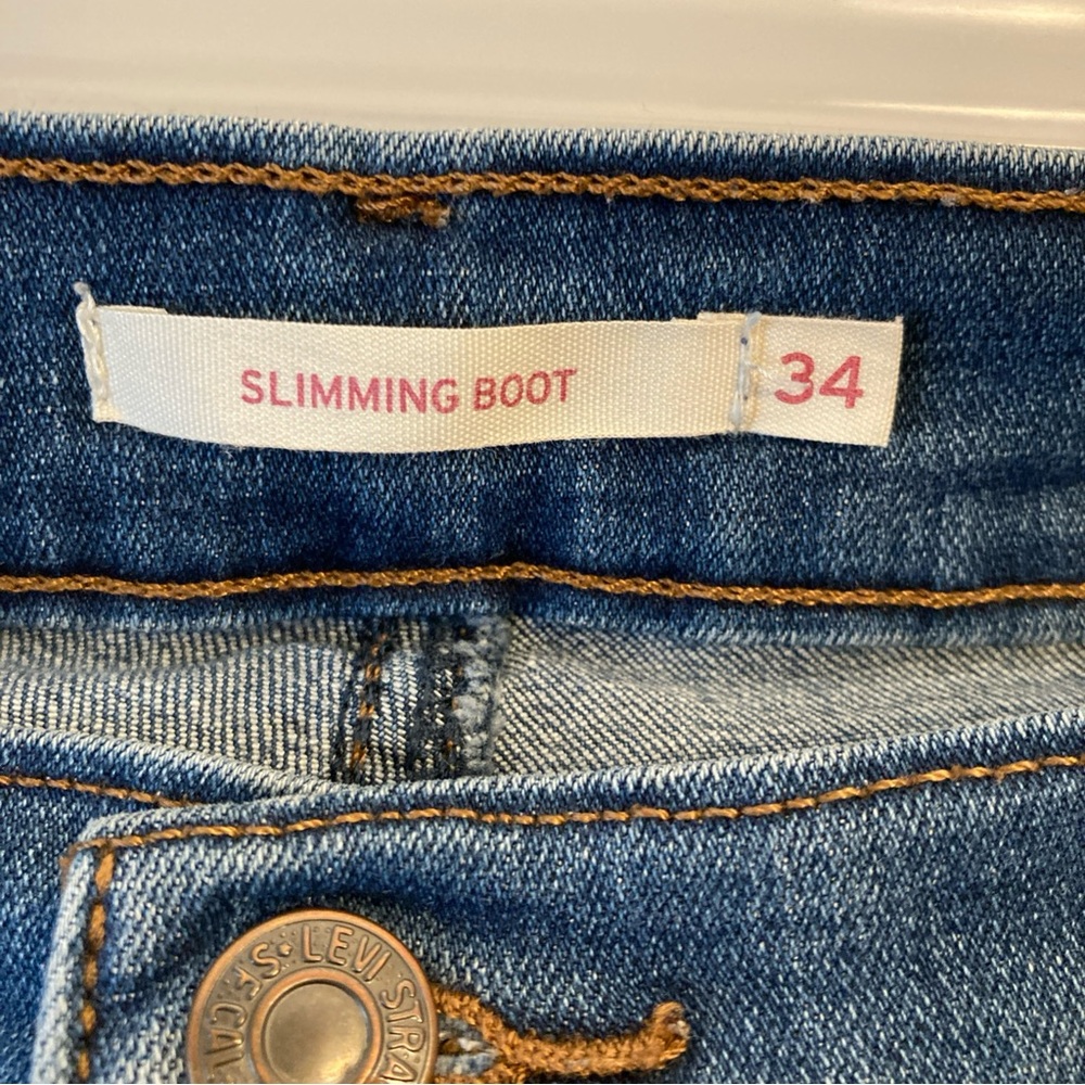 Levi’s Slimming Boot Jeans 34x30 - Picture 3 of 8